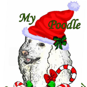 Pudel Älskare jul Julkort
