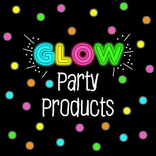 Neonglöd i Mörk Barns födelsedag Party Inbjudan