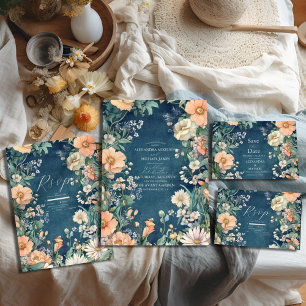 Luxuriskt Victorian Royal Elegance Bröllop Inbjudningar
