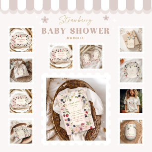 Berry Sweet Baby Shower Inbjudningar