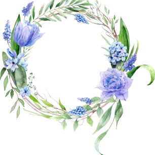 Lila Dusty Blue Hyacinth Par Shower Inbjudningskor