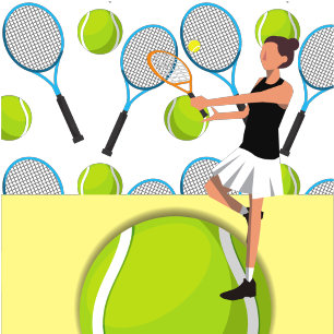 Tennis Birthday Tennis boll kärlek sparar datumet Inbjudningar