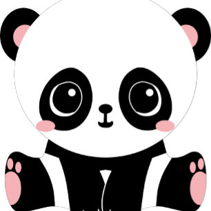 Blåvisa inbjudningar till Baby Panda Blue Baby Sho