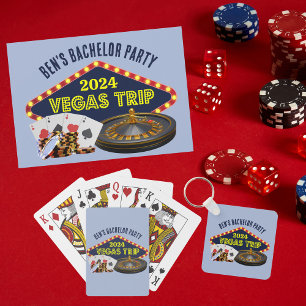 Anpassningsbar Bachelor Party Las Vegas Resa Casin Inbjudningar