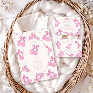 Coquette Cherry på Top Baby Shower Pappersservett