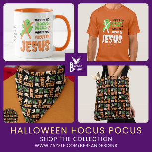 Christian Halloween FOCUS JESUS Hocus Pocus Kids T Shirt