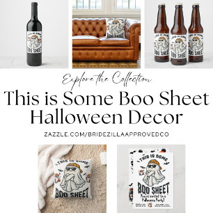 Det här är någon Boo Lakan Ghost-deoky Decor Vinflaska Etikett