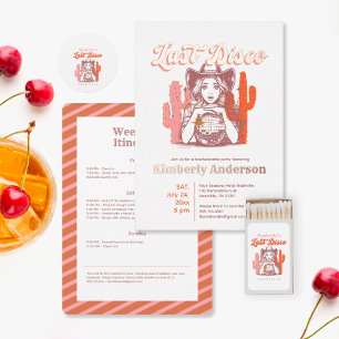 Retro Rosa Cowgirl Sista Disco Nash Bash Helg Keps