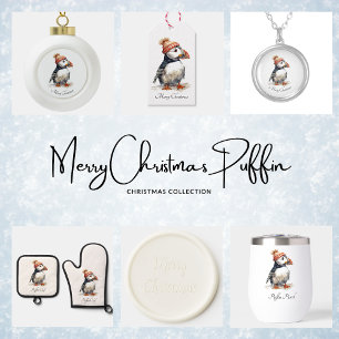 Merry Puffin, anpassningsbar Mugg