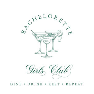 Bachelorette Girl's Club Tote Bag Tygkasse