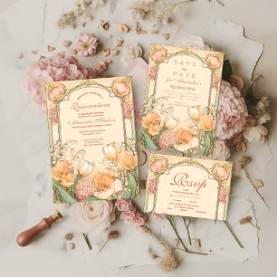 Persik Tulpan Quinceañera Firande OSA Kort