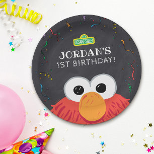 Sesame Street   Elmo Confetti Birthday Inbjudningar