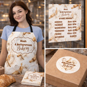 Elegant Artisan Bakar Branding Visitkort