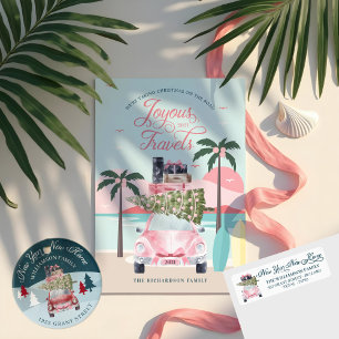 Första julen - nytt hemmakortet Retro Red Card Kee Poster