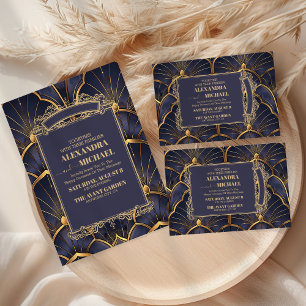 Photo Lila Vintage Art Deco Bröllop Tack Kort