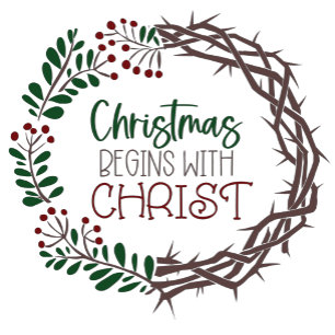 CHRISTMAS BEGINERAR MED CHRIST STÄMPEL