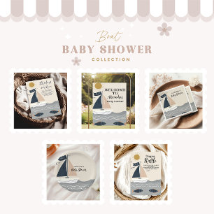 Nautical Boat Baby Shower Pappersservett