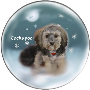 Cockapoo julgåvor helgkort