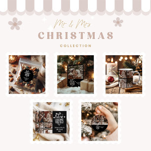 9 Fotominimalistisk första jul tillsammans Julkort