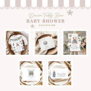 Blue Jean Baby Denim Baby Shower Pappersservett