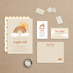 Neutralt Baby Gift Bingo Baby Shower Game