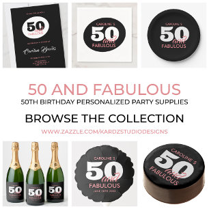 Personlig Modern 50 och Fabulous Mugg