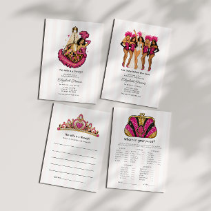 Den här hustrun är en showgirl Las Vegas möhippa Inbjudningar