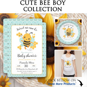 Cute bee Boy Namn Brother till bi T Shirt