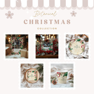 Photo Rustic Candy cane jul Party Julkort