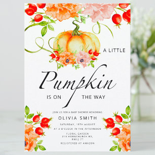 Pumpkin mamma eller babyduschspel för barn