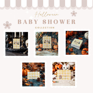 Mysigt Patchwork Halloween Inbjudningar