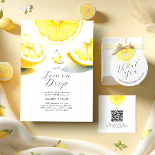 Sida för Lemon Drop-inbjudningar och se Helg Vykort