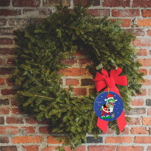 God jul Santa Saurus Take Away Mugg