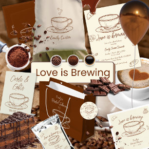 Kaffefantast Brudtjänst Gåva   Bröllopsfest Tygkasse