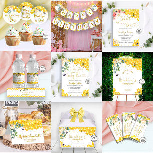 Bee Birthday Vimplar