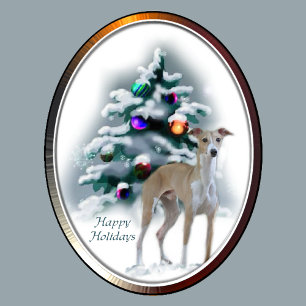 Italienska vinthundjulgåvor helgkort