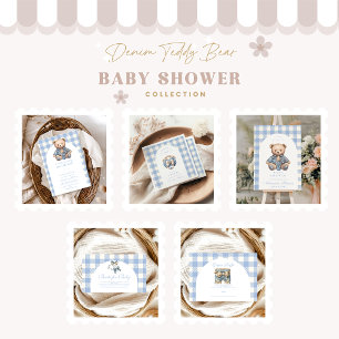 Cute Jean Baby Denim Baby Shower Pappersservett