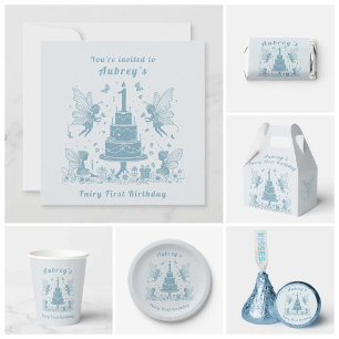 Magisk milsten: Fairy's First Birthday Inbjudningar