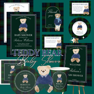 Barly wait Classic plaid babydusch Tack Kort