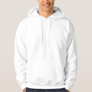 Basic sweatshirt med huva för män