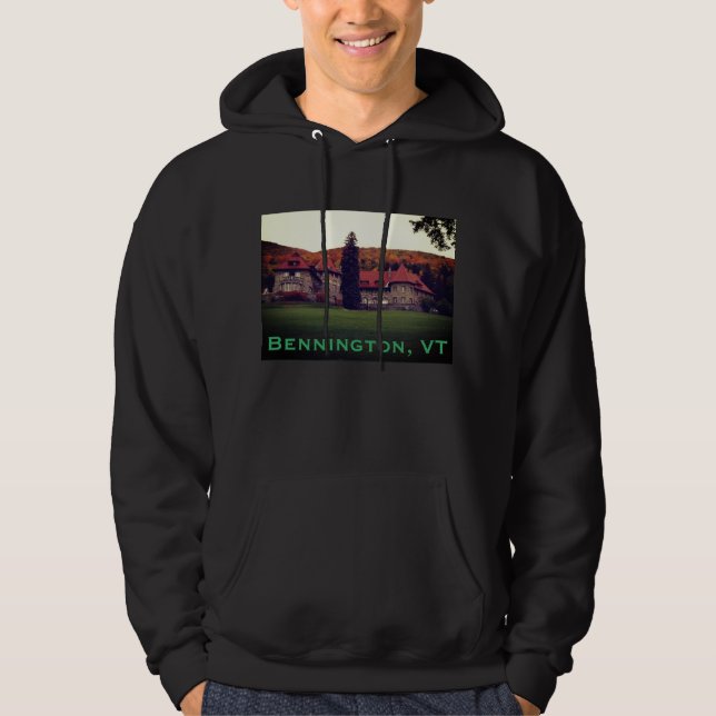 SVC, Bennington, VT Gods - Mount Anthony Hoodie (Framsida)