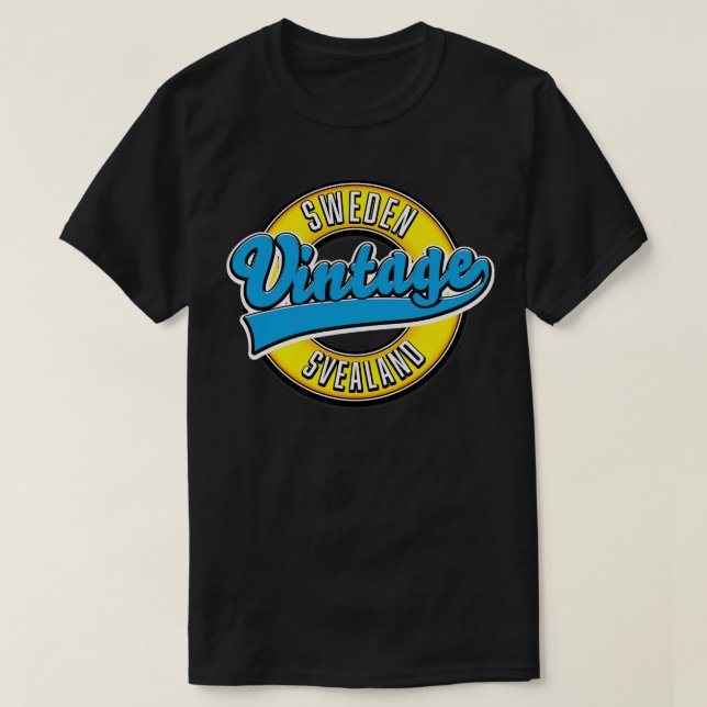 Svealand sverige stil t shirt (Design framsida)