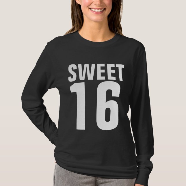 SVEET 16 SEXTON BIRTHDAY T-SHIRTS (Framsida)