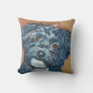 SVEET BLACK HAVANESE   TOSS PILLOW KUDDE