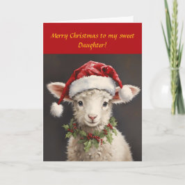 SVEET DAUGHTER CHRISTMAS-KORT TACK KORT