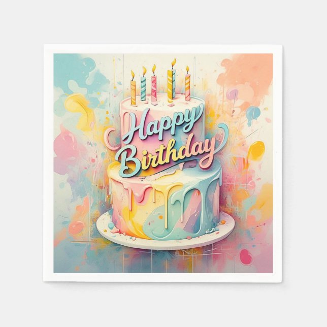 " SVEET FIRANDE " PAPPERSSERVETT (Framsidan)