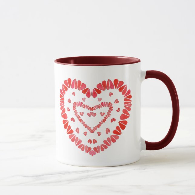 SVEET HEARTS Maroon Combo Mugg (Höger)
