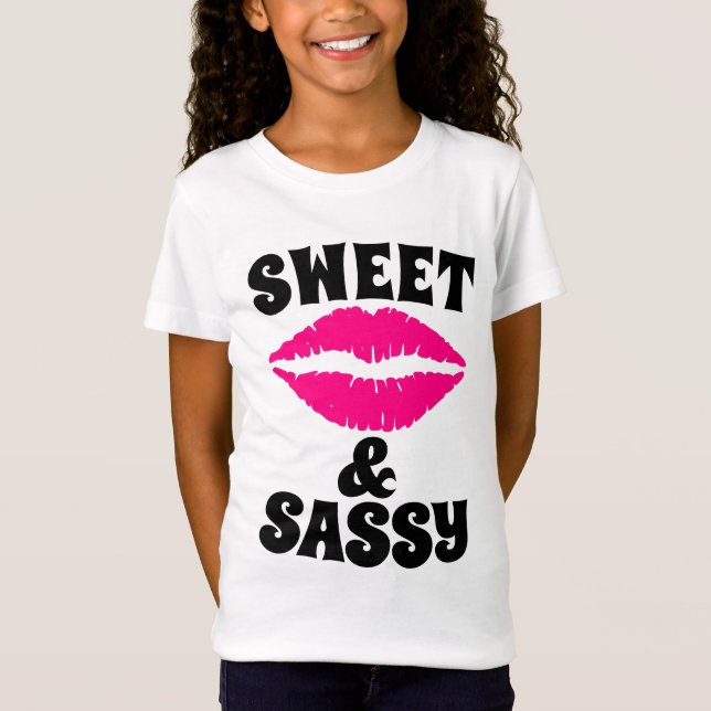 SVEET- OCH SASSY GIRLS T-Shirts (Framsida)