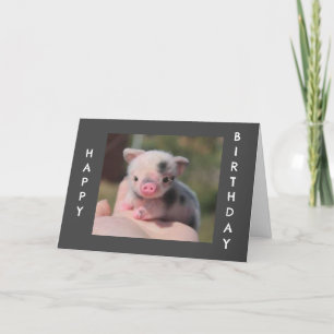 SVEET PIGLET SÄG "GRATTIS PÅ FÖDELSEDAGEN" KORT