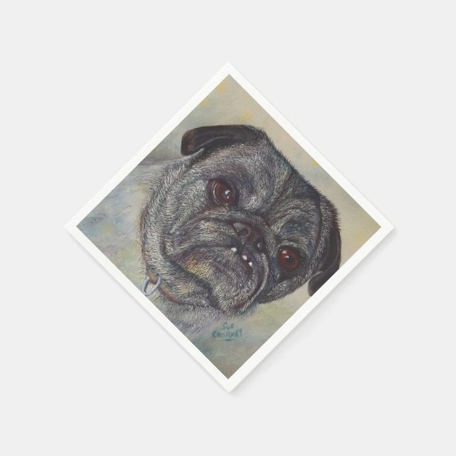 SVEET PUG PAPPRA NAPKINER PAPPERSSERVETT (Hörn)